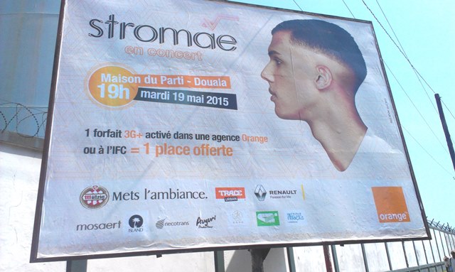 Affiche concert Stromae Douala